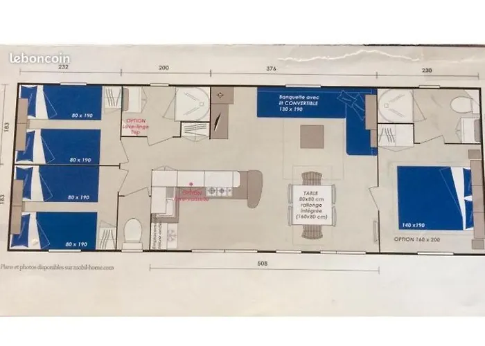 Mobilhome 6 Et 4 Places Terrasses Couvertes - Les Dunes De Contis Kemping *